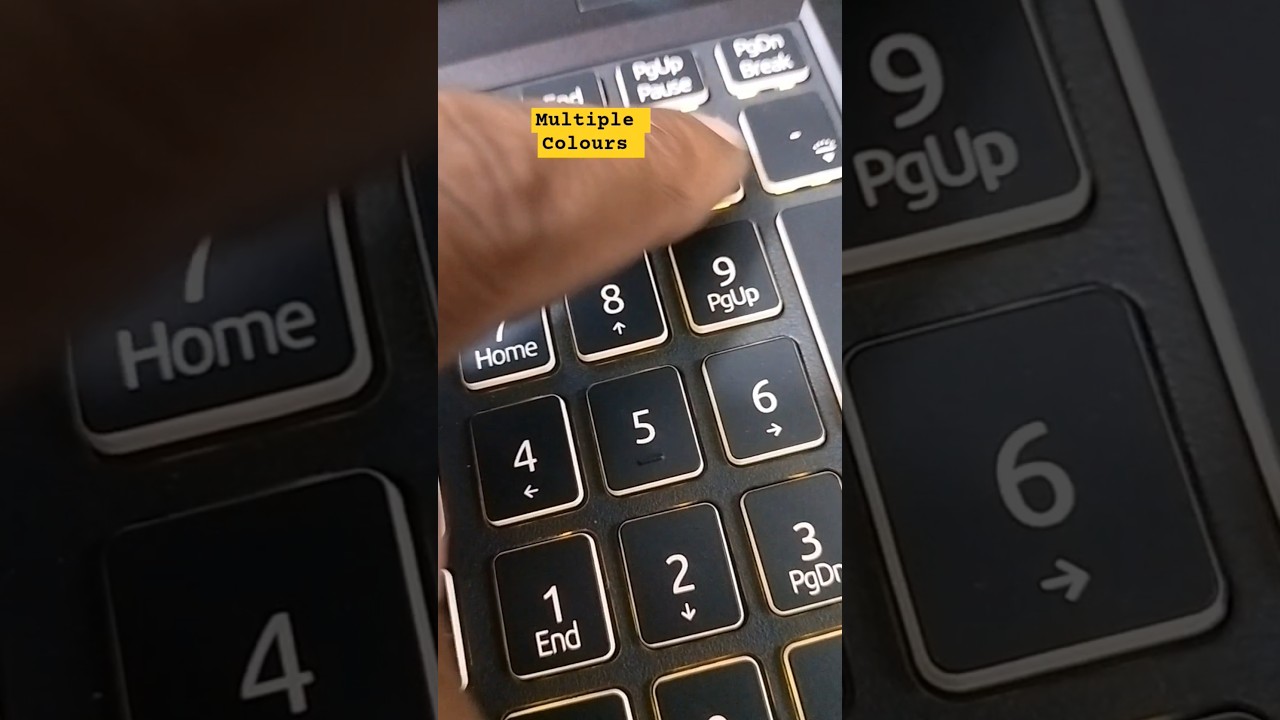 Acer Aspire A715 Series Laptop Keyboard Backlight Multiple Colours Control#macnitesh#keyboardtricks