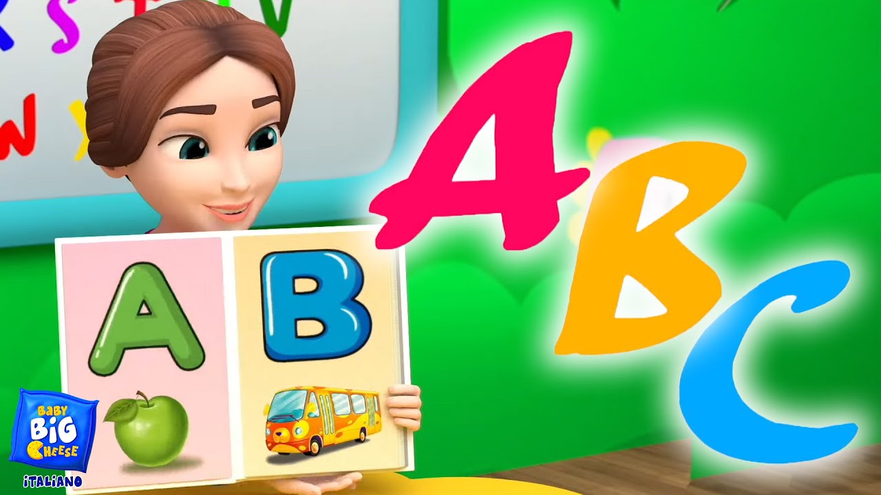 Canzone Dell'alfabeto e Di Più 3d Educativo Rime In Italiano Per Bambini