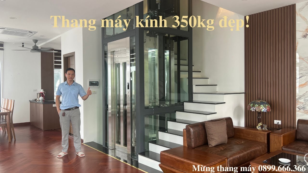 Xu hướng thang máy kính gia đình 2026 | không gian thoáng đẹp