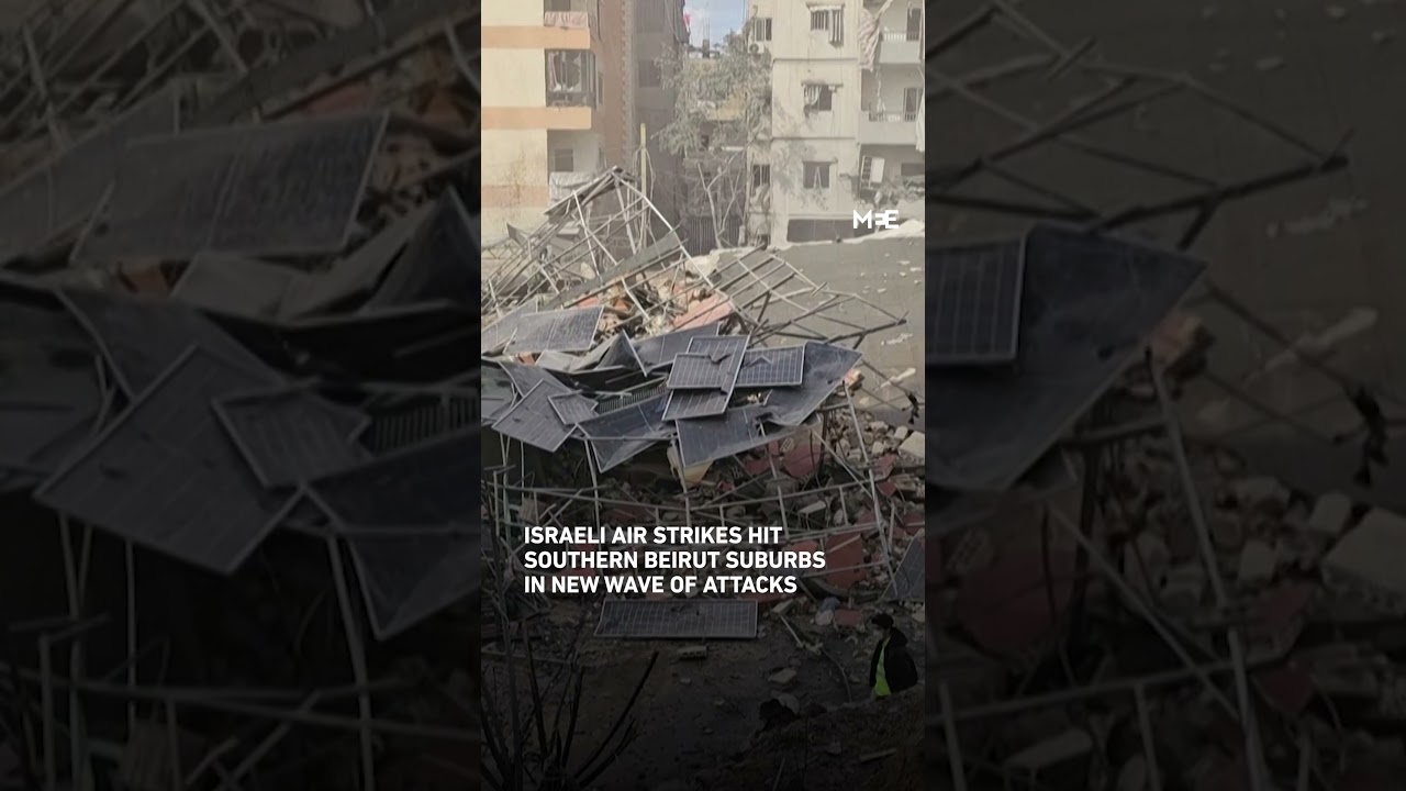 Israeli air strikes hit southern Beirut suburbs in new wave of attacks