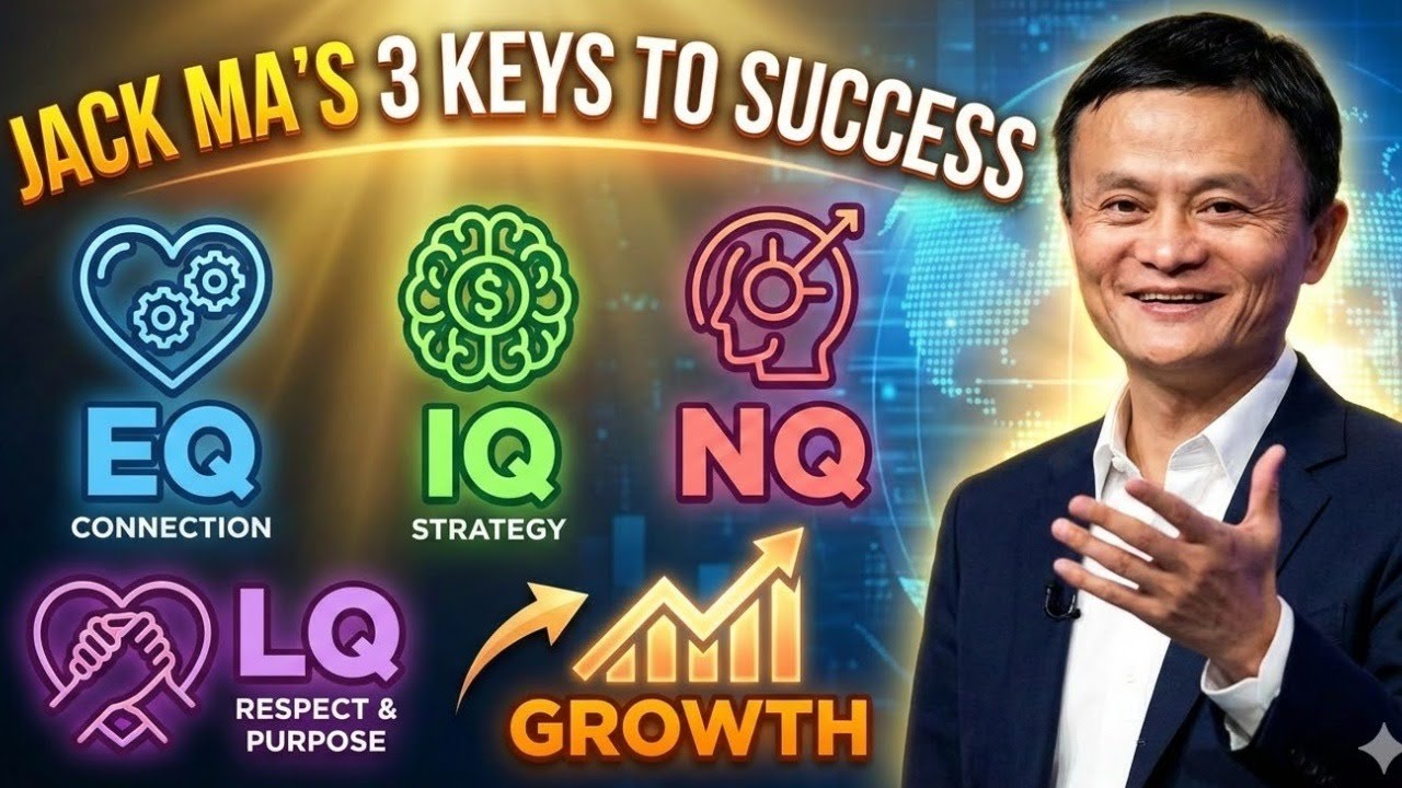 Jack Ma's 3 Keys to Success: Mastering EQ, IQ, and LQ for Growth