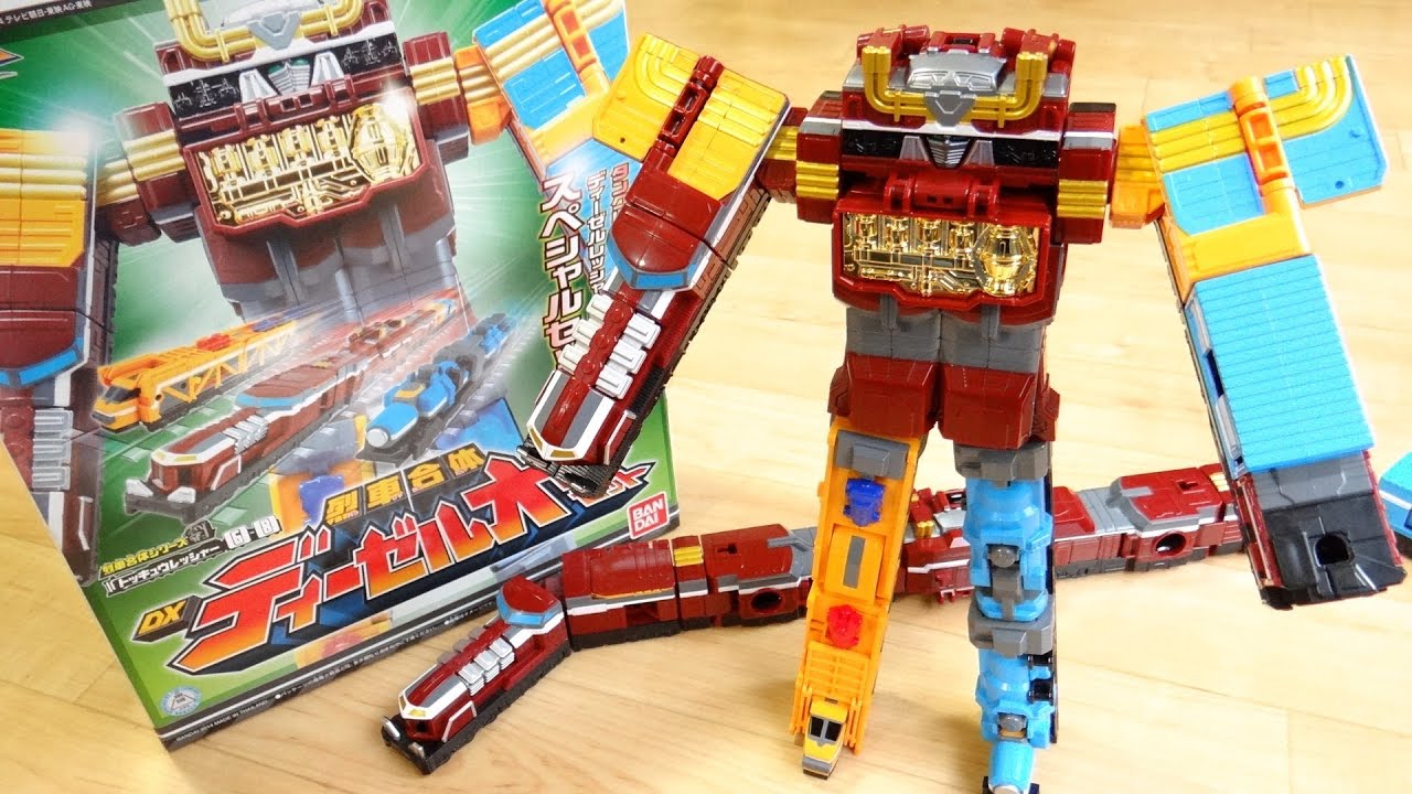 烈車合体DXディーゼルオー & ディーゼルレッシャー レビュー！タンクレッシャーとカーキャリアレッシャーのスペシャルセット DXトッキュウオーと比較 トッキュウジャー
