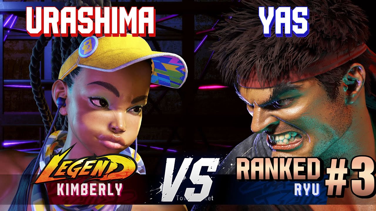 SF6 ▰ URASHIMA (Kimberly) vs YAS (#3 Ranked Ryu) ▰ High Level Gameplay