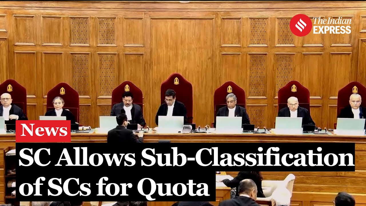 SC ST Reservation: Supreme Court allows sub-classification of SCs for reservation | CJI Chandrachud