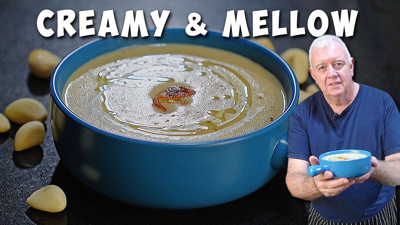 The Best EASY Creamy Garlic SOUP You’ll Ever Make!