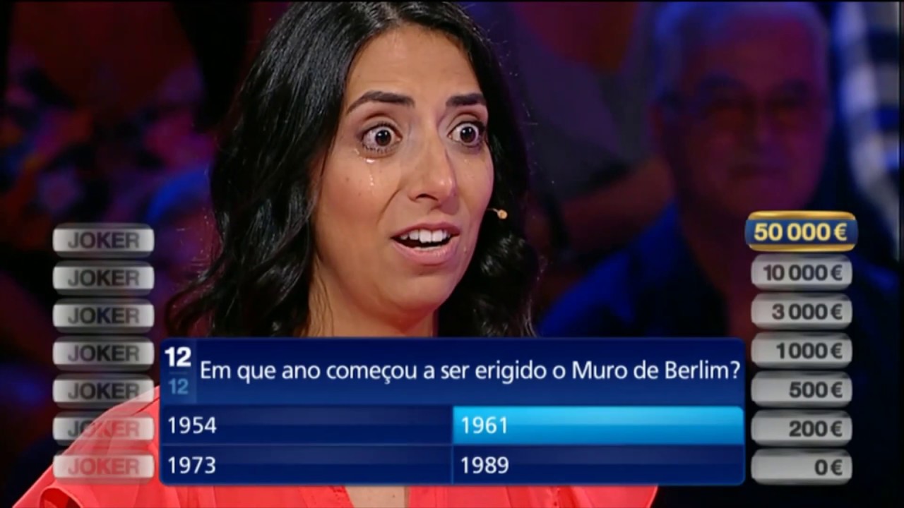 Filipa ganha prémio máximo (€50000) no JOKER (RTP1, 31 Agosto 2018)