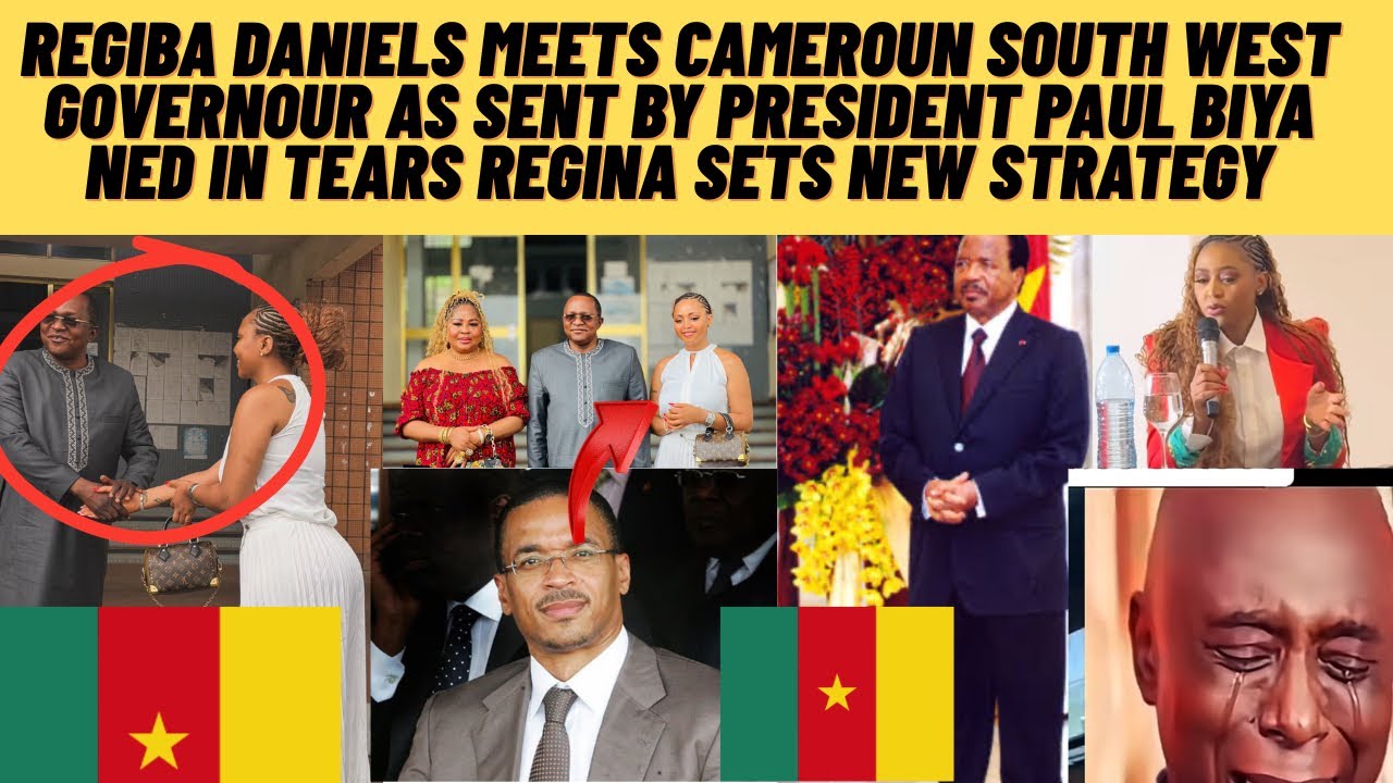 Regina Daniel’s meets cameroun south west governour as sent by president Paul Biya, Ned tears 
