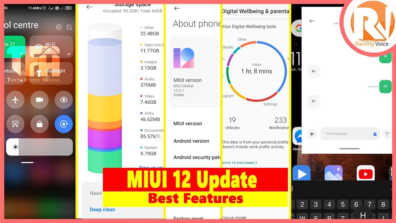 Redmi Note 7 Pro MIUI 12 Features I Like | Tech From Home E09