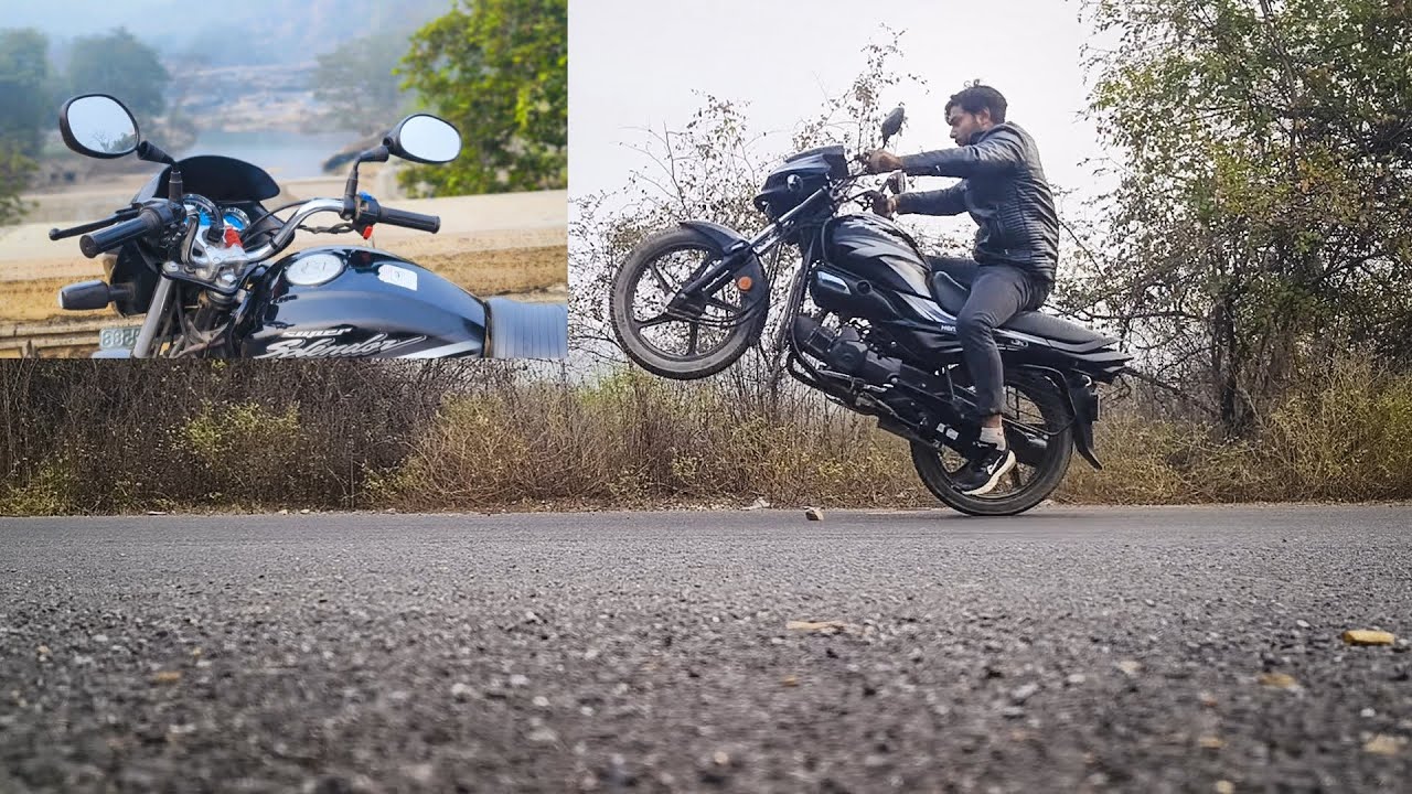 Super Splendor P Wheelie 🤪 । मजा आ गया ।