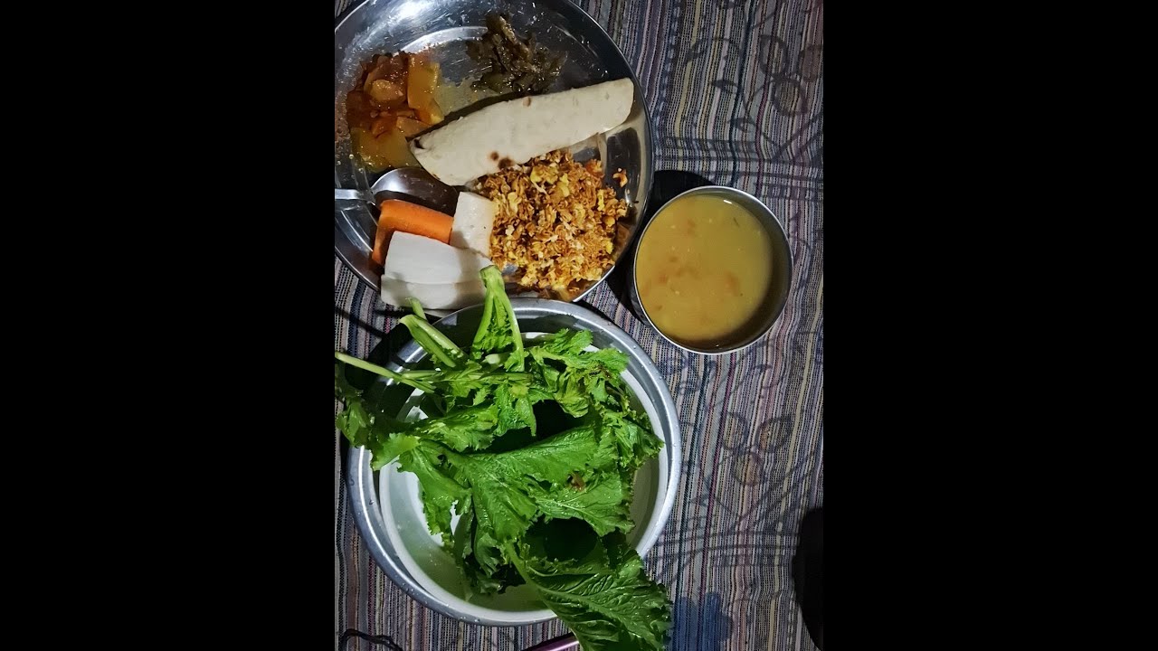 Today mukbang Video /organic healthy food