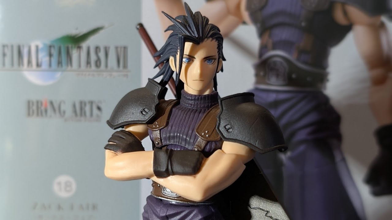 Zack Fair Final Fantasy 7 Bring Arts Figure Review 