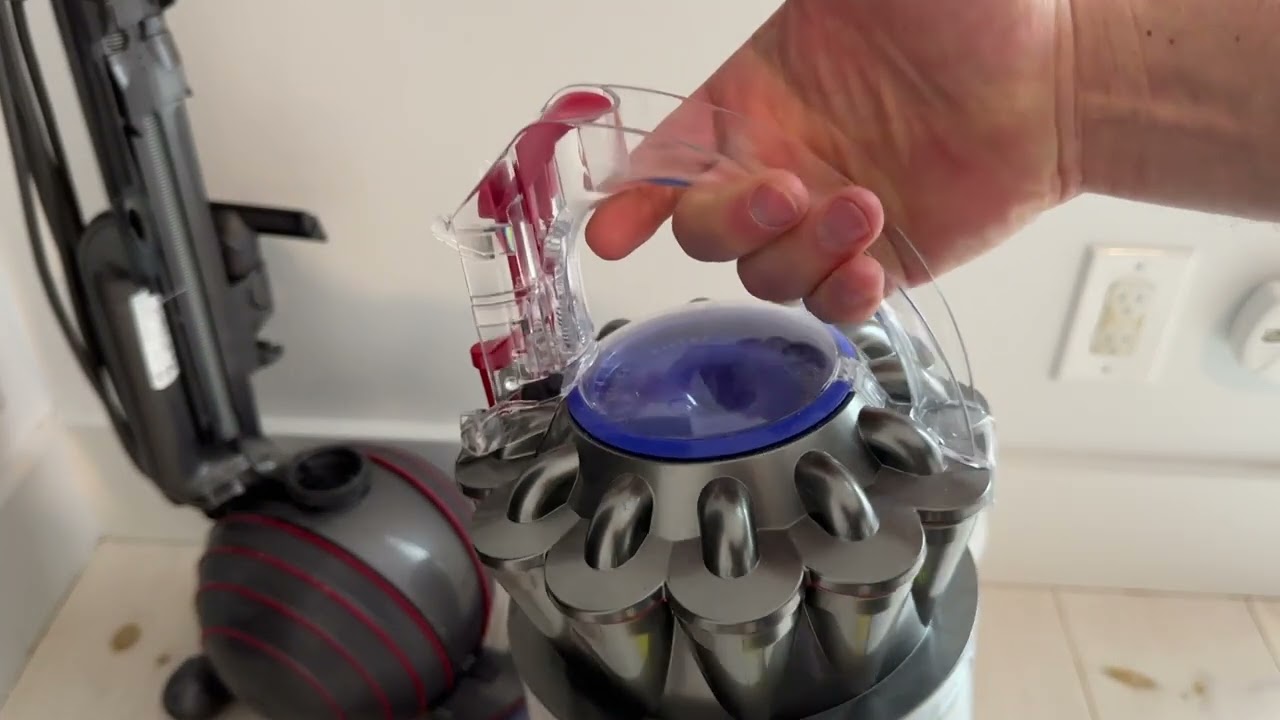 How To Empty The Bin Of A Dyson Ball Animal 3 Vacuum