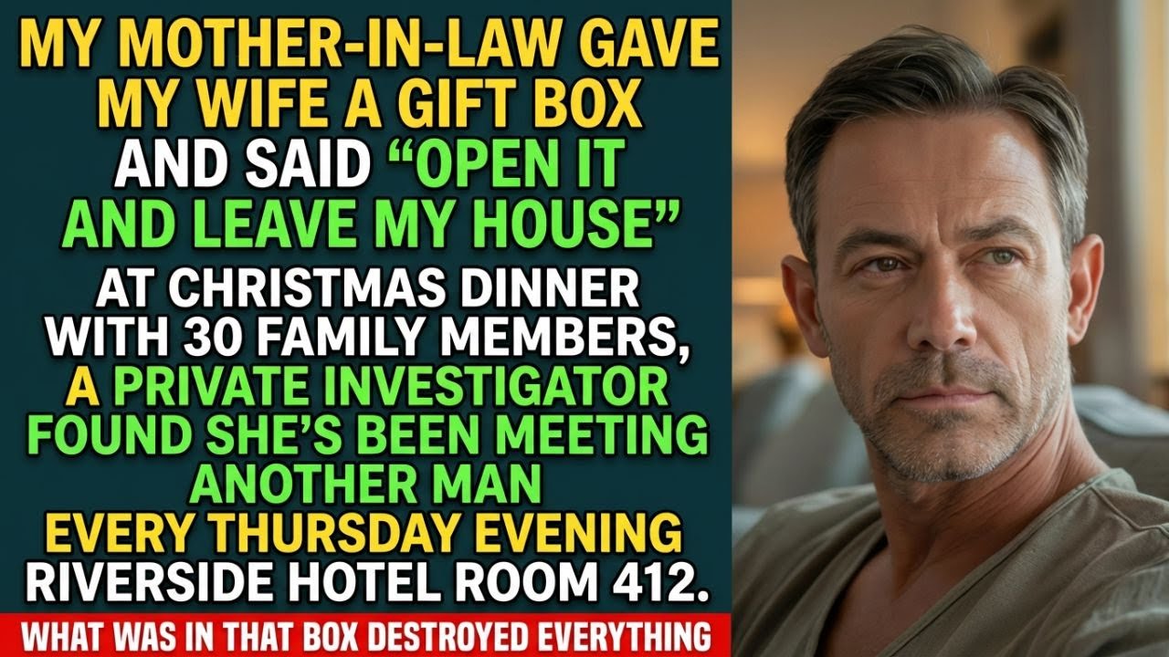 During Christmas Dinner, My Mother-In-Law Gave My Wife a Gift Box & Said, ‘Open It & Leave My House