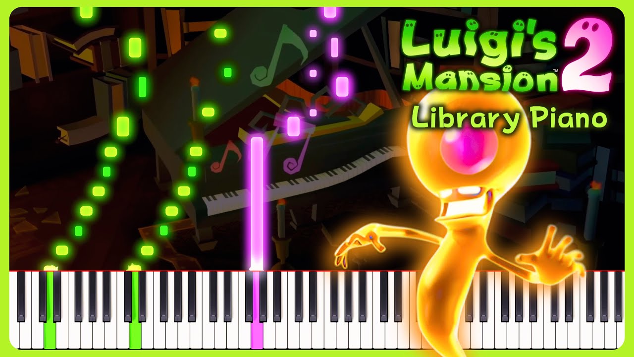 Library Piano ~ Luigi's Mansion 2 | Piano (+ Sheet Music)