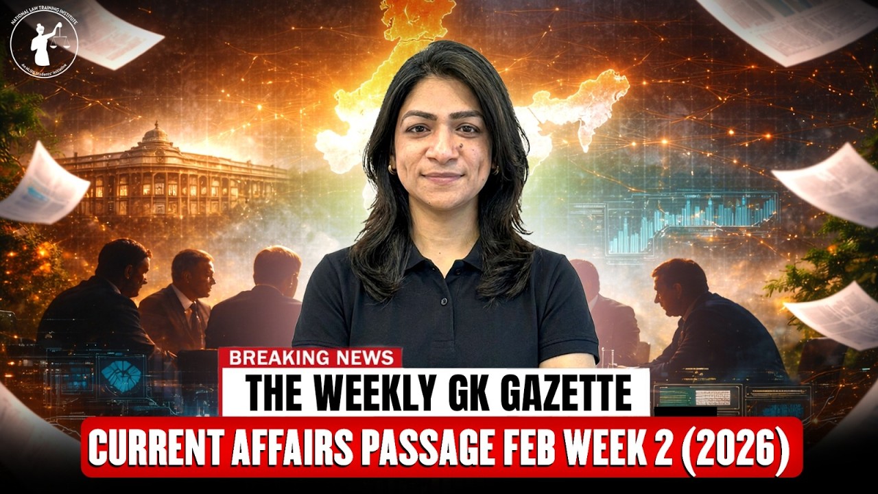 The Weekly GK Gazette | Most Important Current Affairs Feb Week 2 | CLAT/AILET Prep.