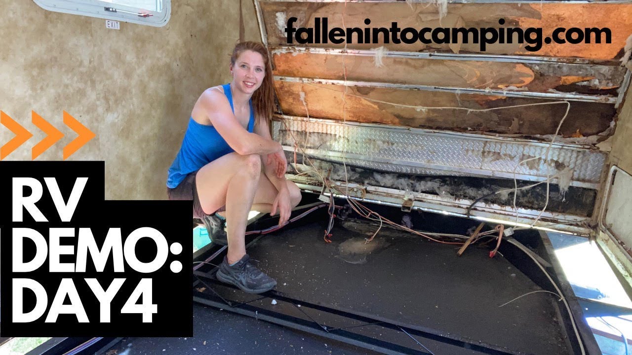 RV Water Damage Removal: Demo Day 4