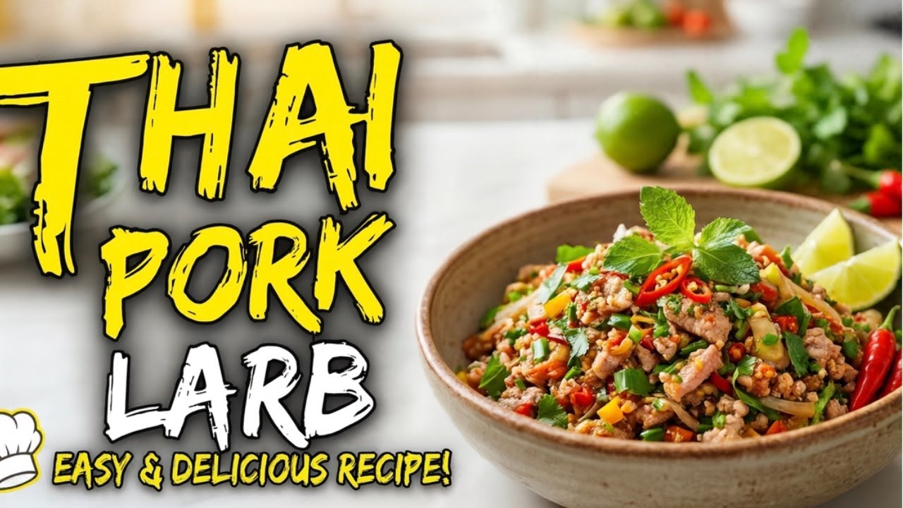 Cooking Authentic Thai Pork Larb
