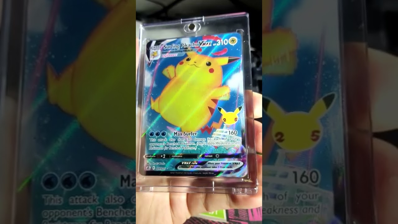 Surfing Pikachu VMAX  009/025 Pokemon TCG Celebrations