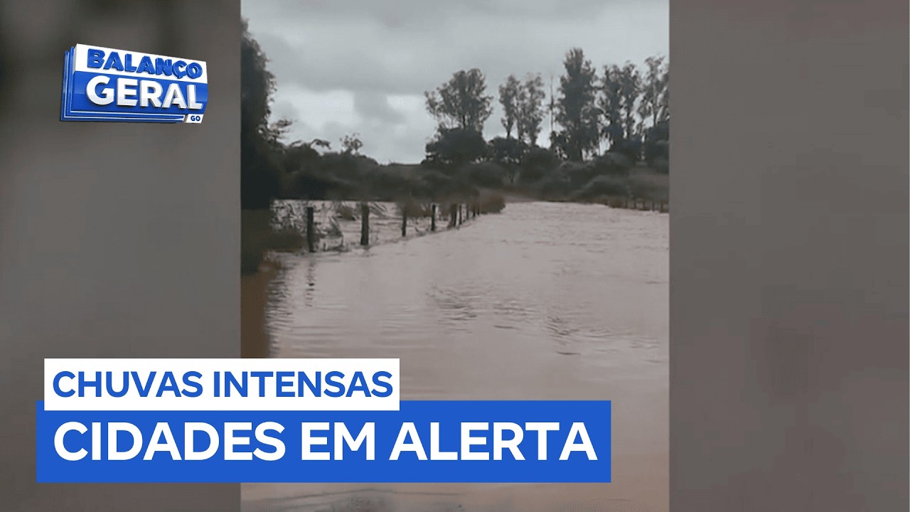 Risco de alagamento: mais de 160 cidades em Goiás estão em alerta