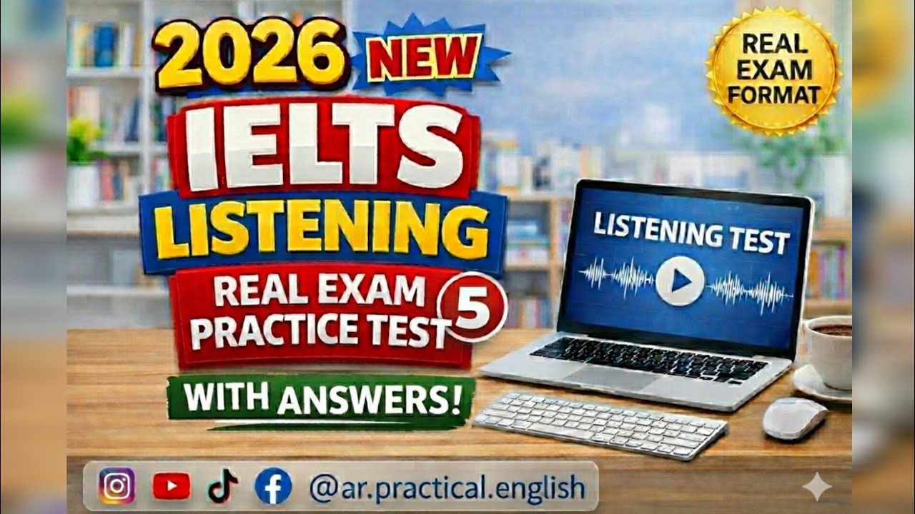 👑 IELTS LISTENING PRACTICE TEST 5 |with answers| RealEXAMpractice 20/2/2026 #ielts #ieltslistening 