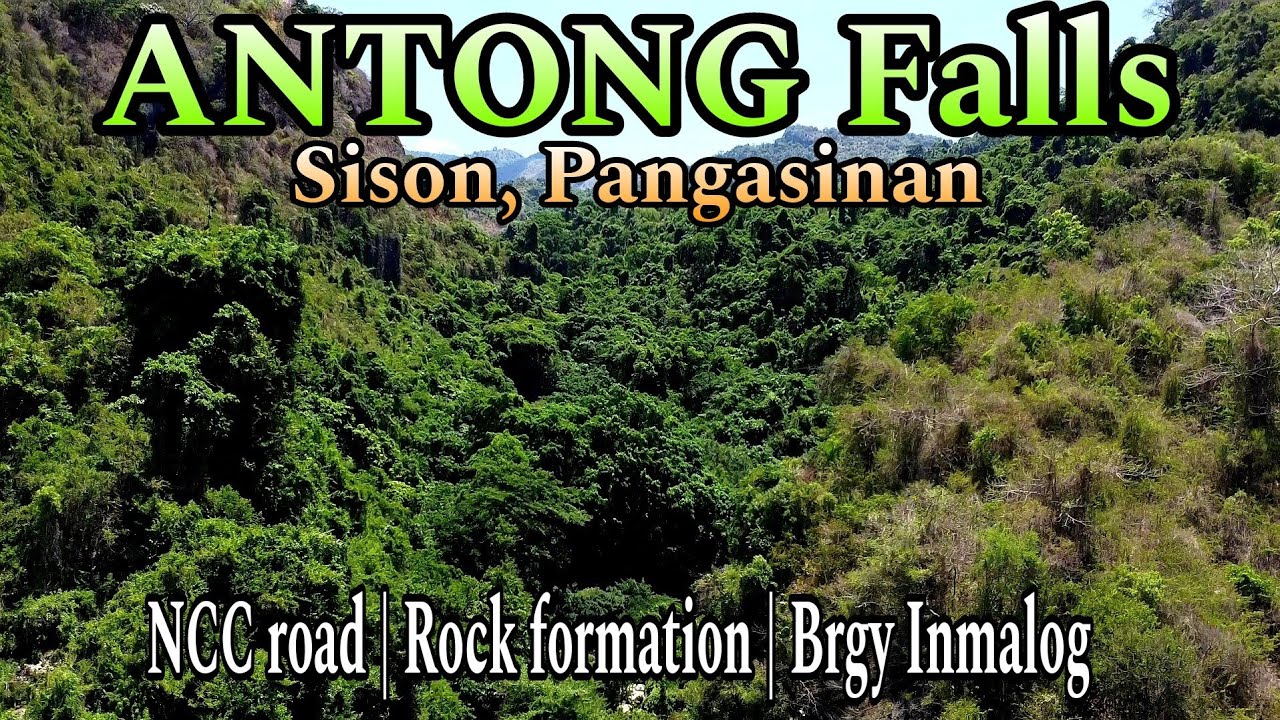Ang Ganda pla sa itaas ng ANTONG FALLS | Sikat na Falls sa Sison Pangasinan |