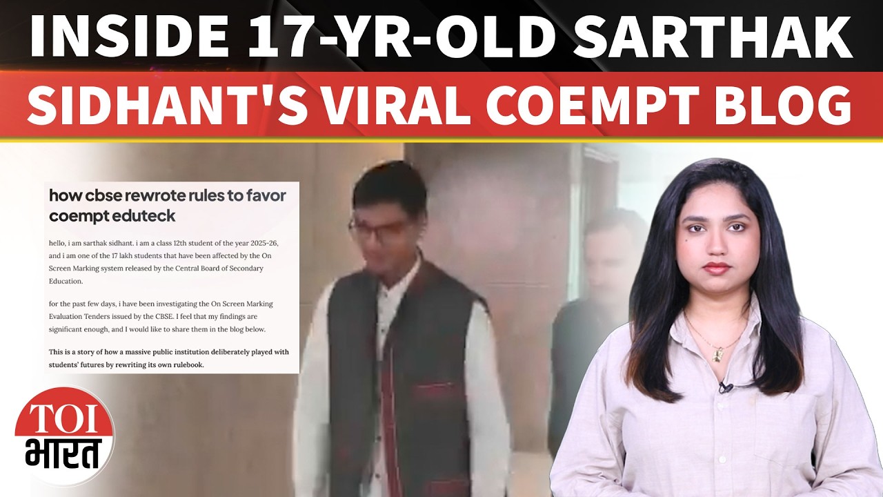 How A 17-Year-Old Student Exposed Questions Over CBSE's ₹4.35 Crore Evaluation Contract