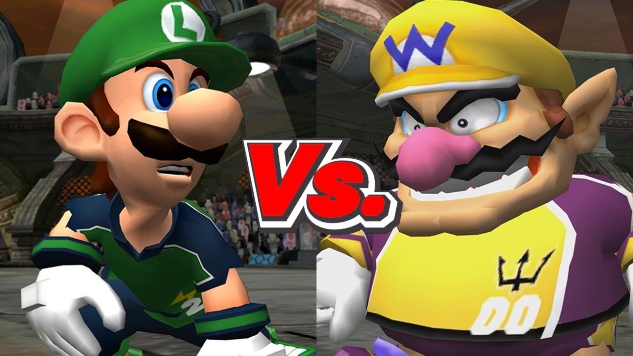 Super Mario Strikers - Luigi/Toad Vs. Wario/Hammer Bros