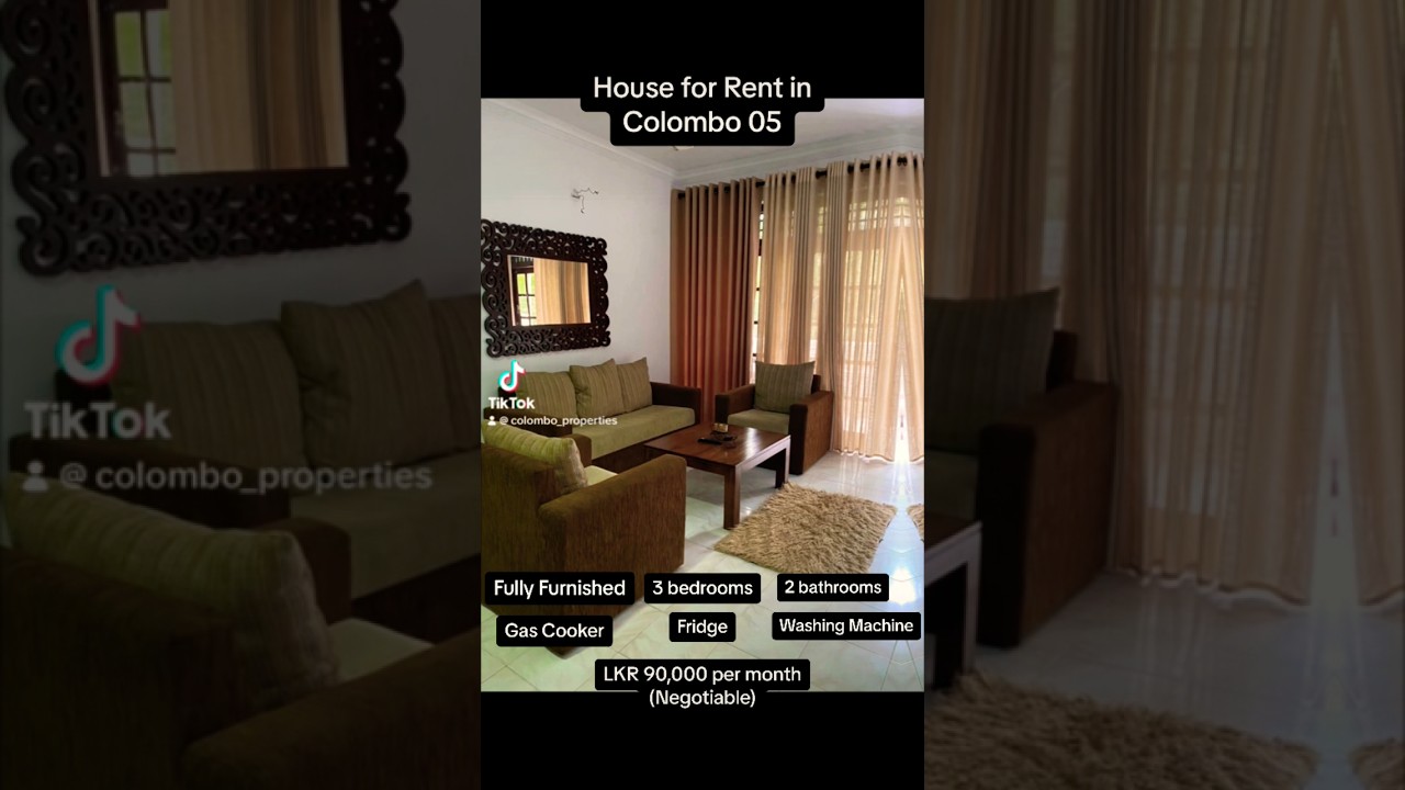 House for Rent in Colombo 05