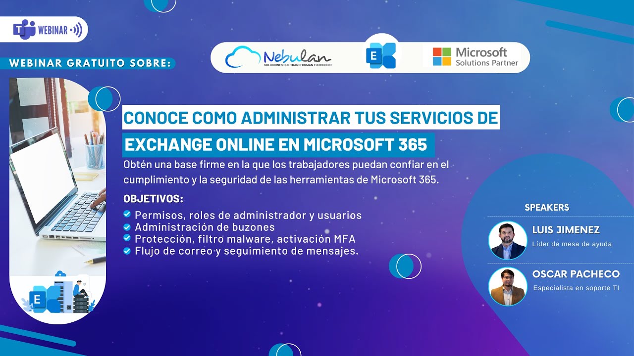 Conoce como administrar tus servicios de Exchange Online en Microsoft 365