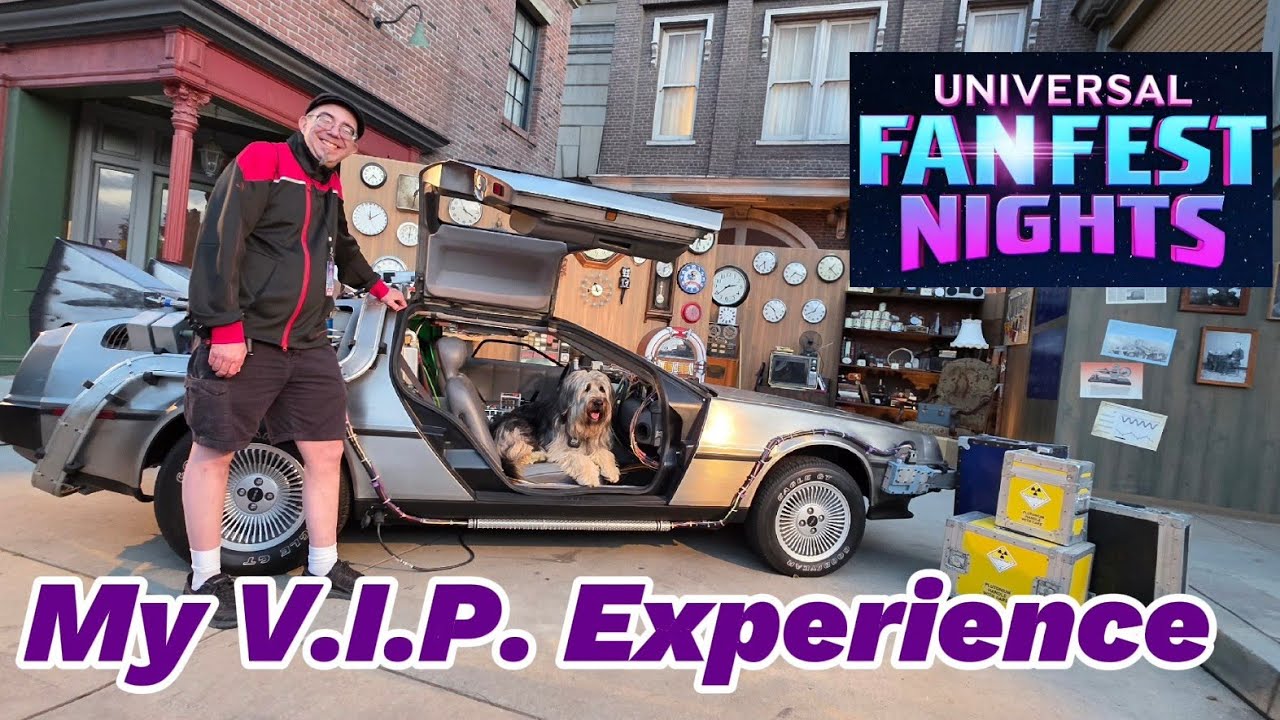 My V.I.P. Experience at Universal Studios Hollywood Fanfest Nights 2025