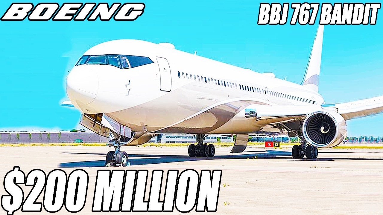 Внутри Boeing BBJ 767 стоимостью 200 миллионов долларов The Bandit