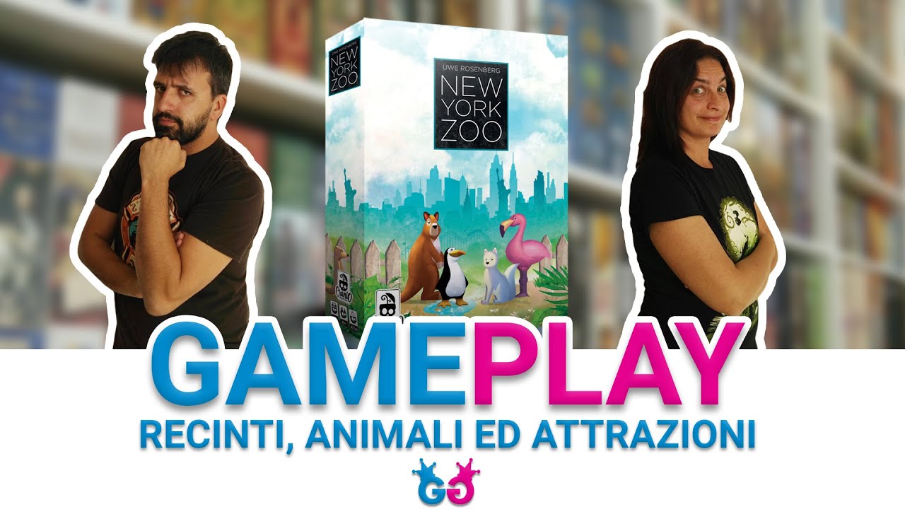 New York Zoo Partita Completa al Gioco da Tavolo che trasforma lo zoo in un tetris!