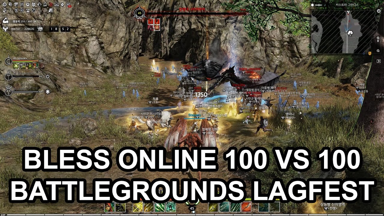 Bless Online 100vs100 Battlegrounds Hieron vs Union War