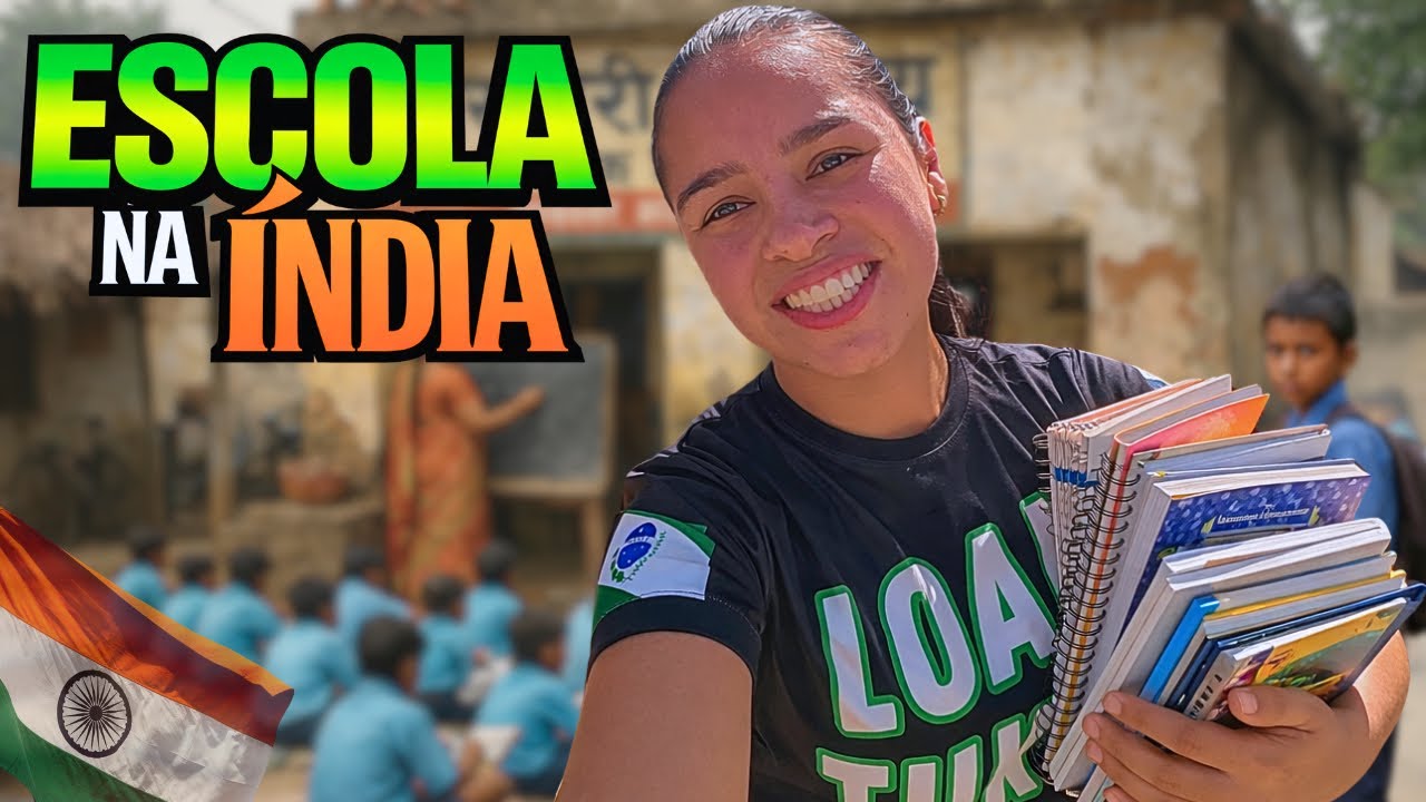 VOCÊ NÃO VAI ACREDITAR COMO É UMA ESCOLA NA ÍNDIA 🇮🇳