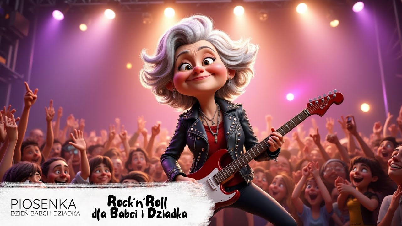 Rock'nRoll dla Babci i Dziadka - Tu&Teraz | Piosenka dla dzieci | Dzień Babci i Dziadka