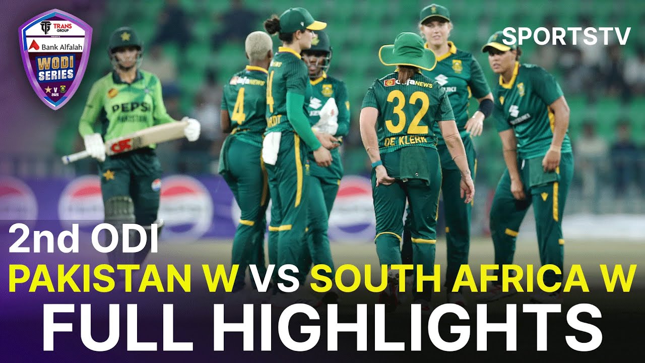 Full Highlights | Pakistan Women vs South Africa Women | 2nd ODI, 2025 | PCB | M3R1U