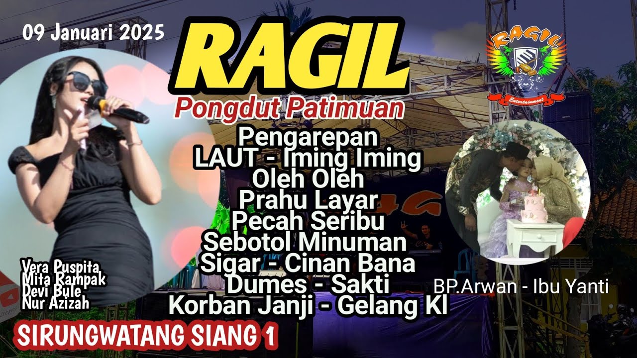 PENGAREPAN - LAUT - VERA PUSPITA LIVE SIRUNGWATANG - RAGIL PONGDUT