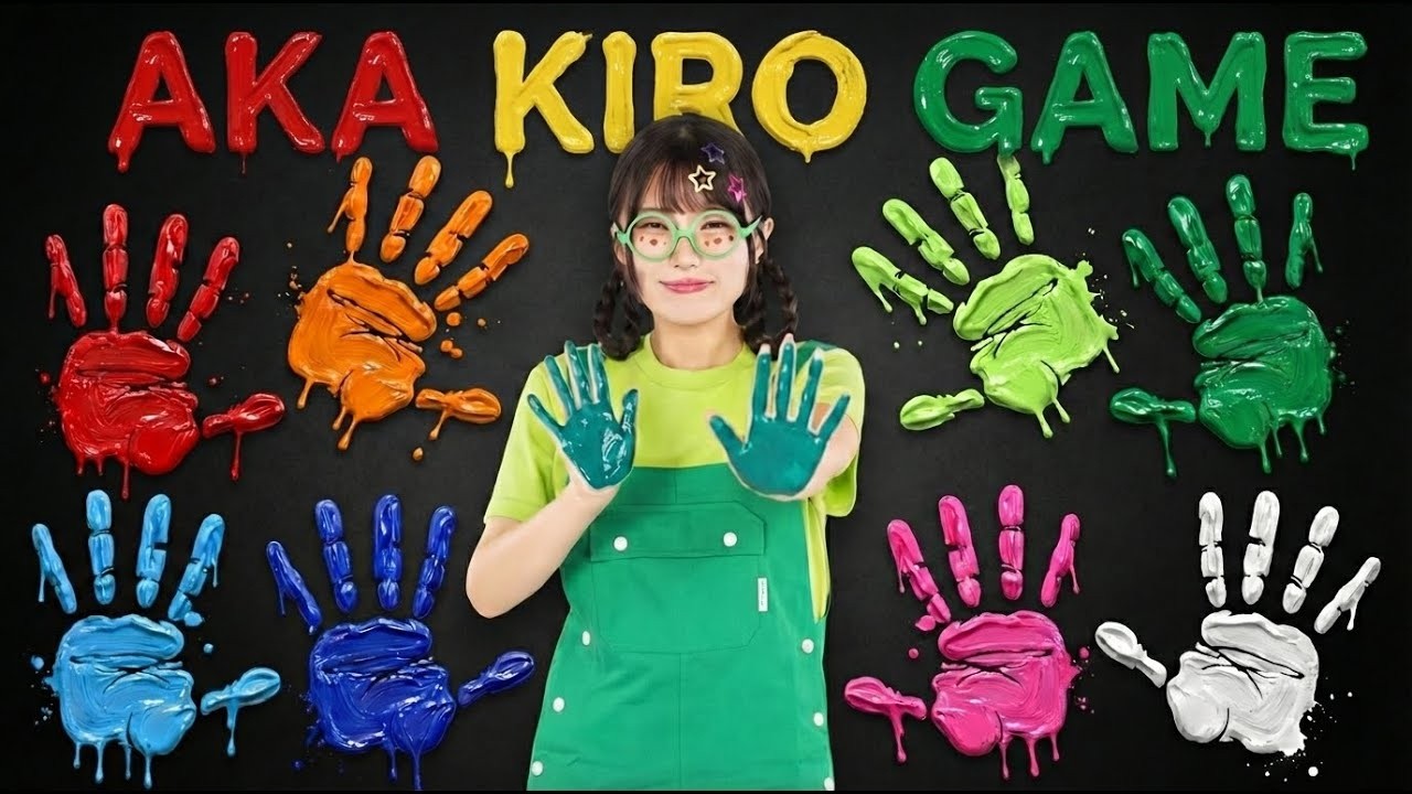 AKA! KIRO! AKA! SHIRO! AO! KIRO! | VIRAL TREND! Color Mixing | immersive interactive