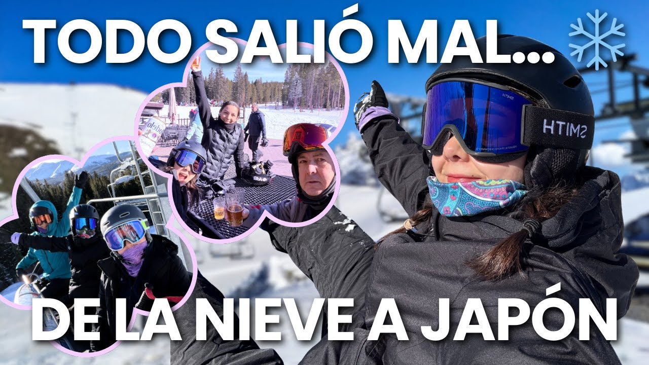 Nos fuimos a esquiar a USA con mi familia ❄️