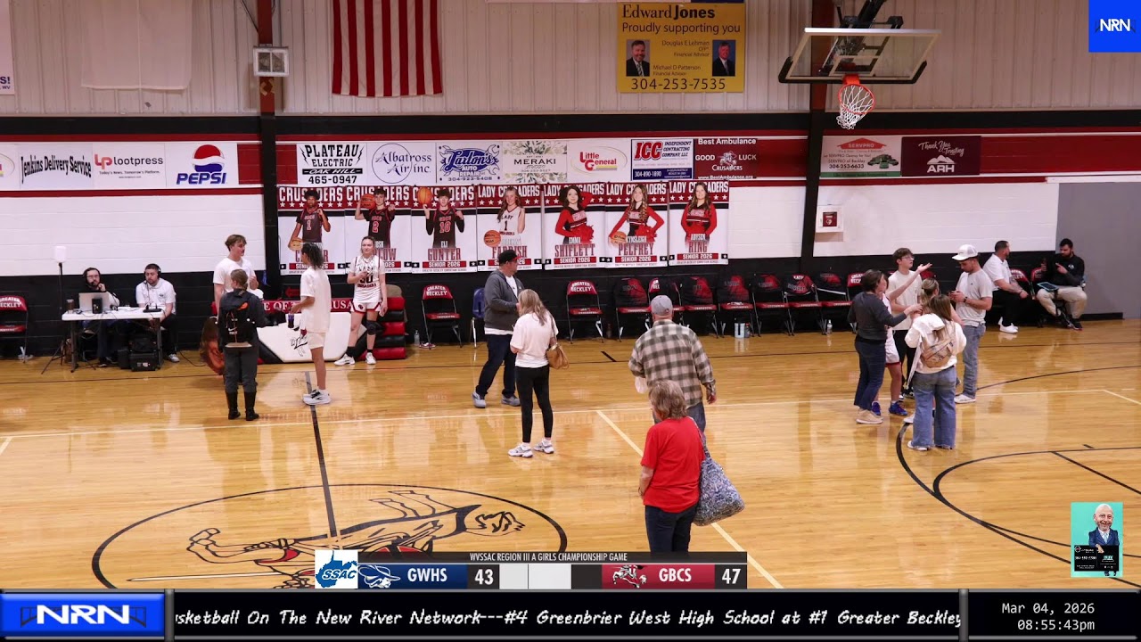 #4 Greenbrier West at #1 Greater Beckley Christian WVSSAC Region III A Girls Championship  3/4/26