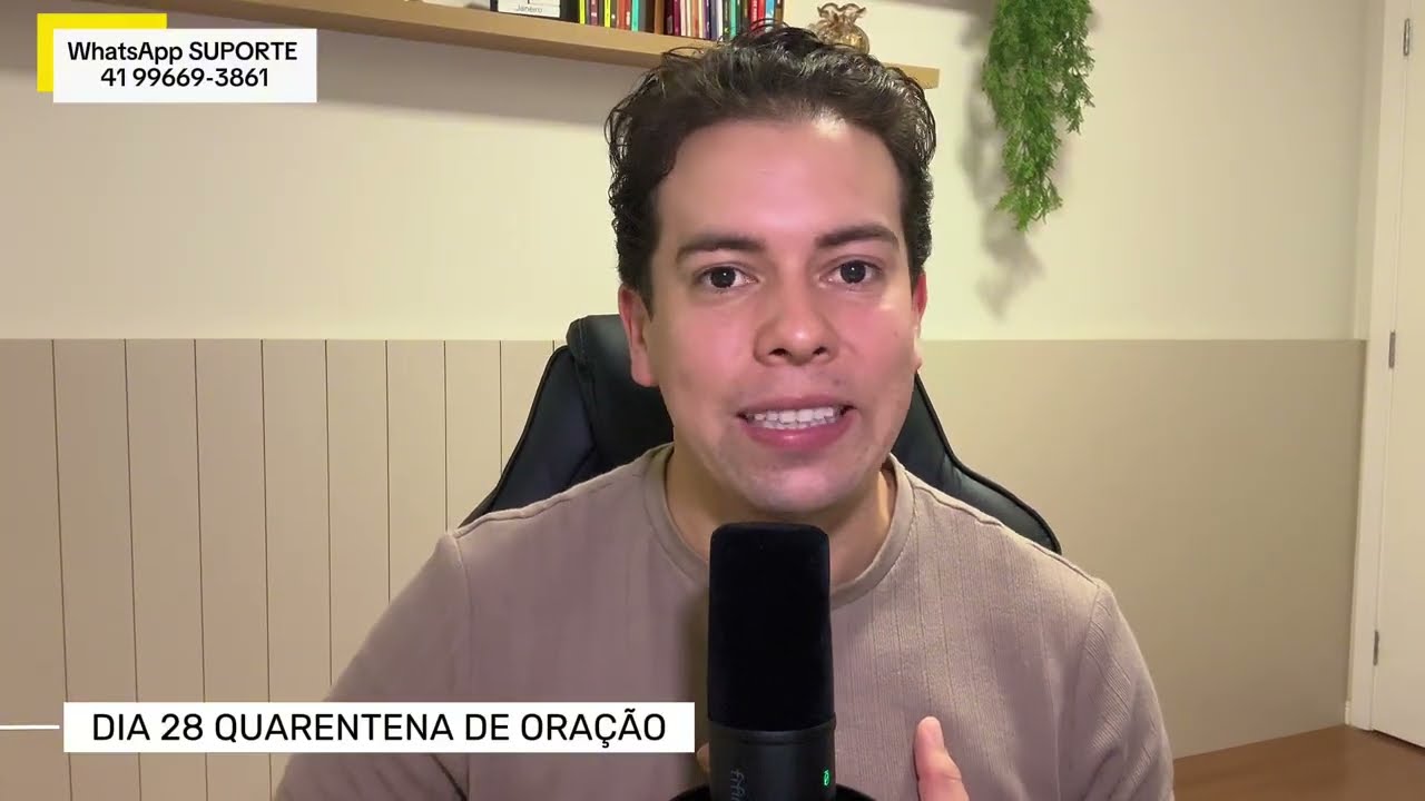 ORAÇÃO DE HOJE 28/01/2026 - DIA 28 QUARENTENA DE ORAÇÃO 