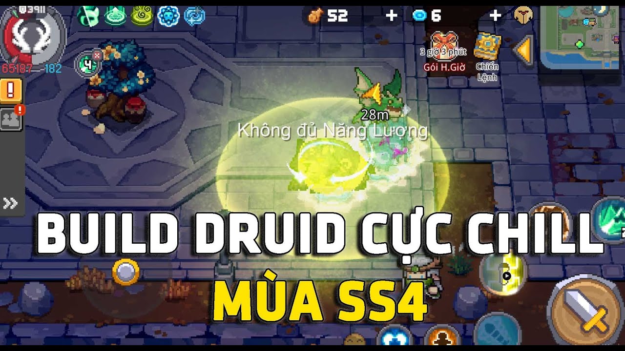 Build DRUID  Cực Chill Mùa SS4 Soul Knight Prequel