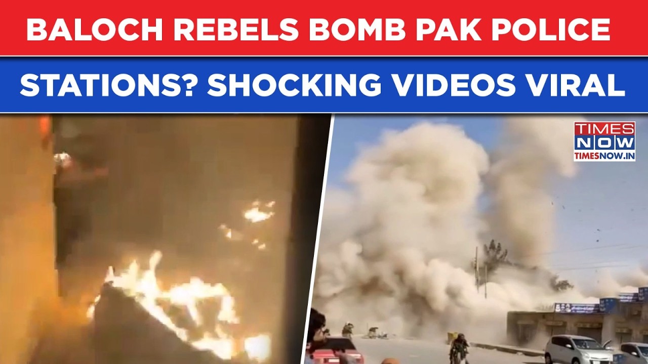 Balochistan Rebels Bomb Pakistan Police Stations? Shocking Videos Viral As Calls For Freedom Grow