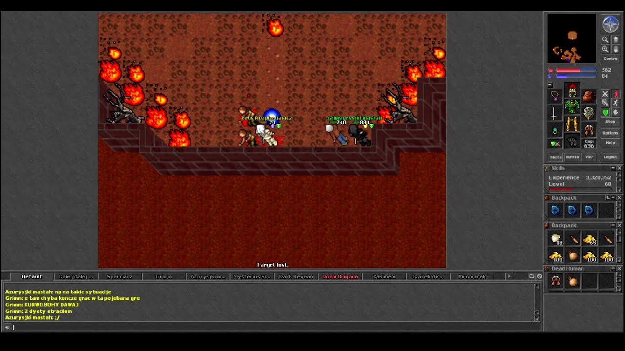 Old Tibia - BK Hunt [BOH Looted] (2005 Azura 7.4)