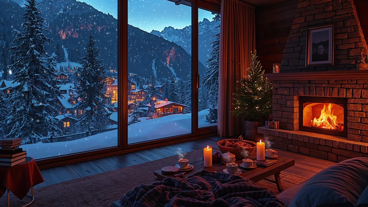 Cozy Fireplace & Soft Piano 🎹🔥 | Relax • Sleep • Study (LIVE)