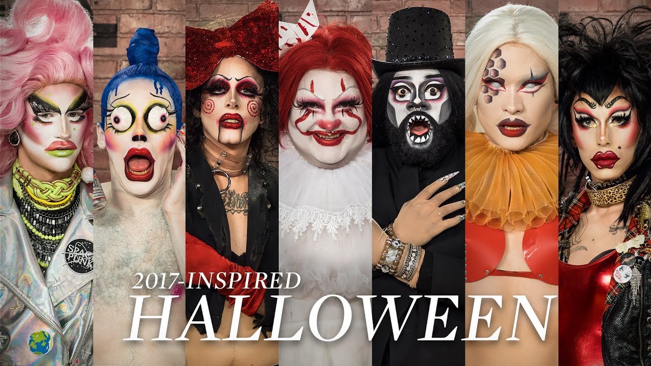 Drag Queens Create 2017-Inspired Halloween Looks | Halloween Transformation