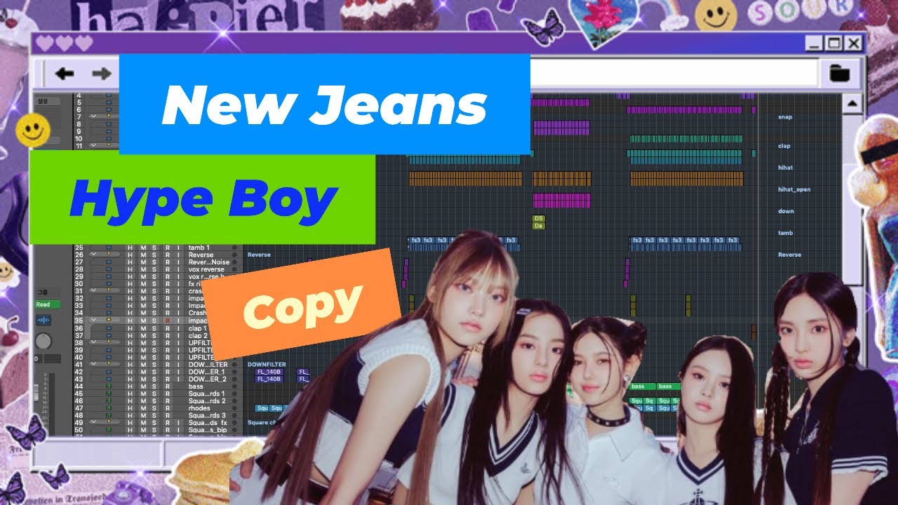 NewJeans (뉴진스) - Hype Boy copy |  뉴진스 하입보이 카피하기 | Logic | instrumental midi