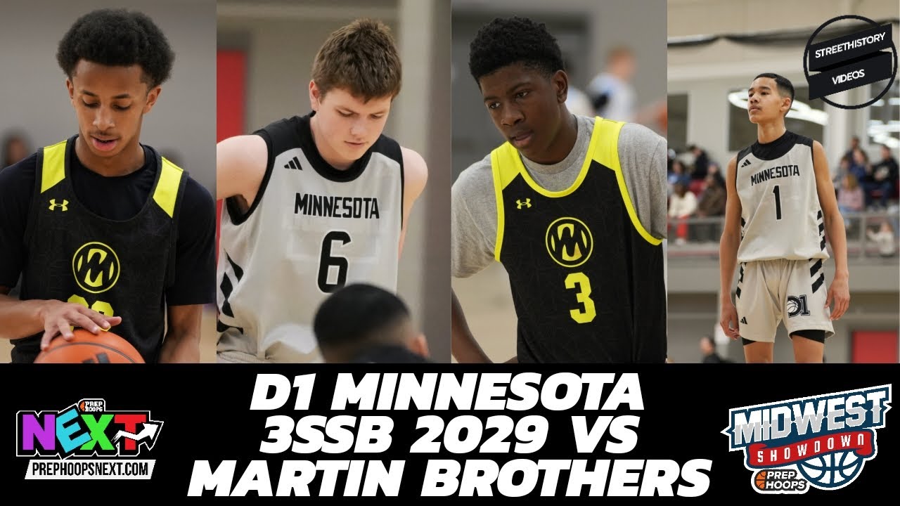 Martin Brothers and D1 Minnesota 3SSB 2029 Go to OT at Prep Hoops Midwest Showdown 2025