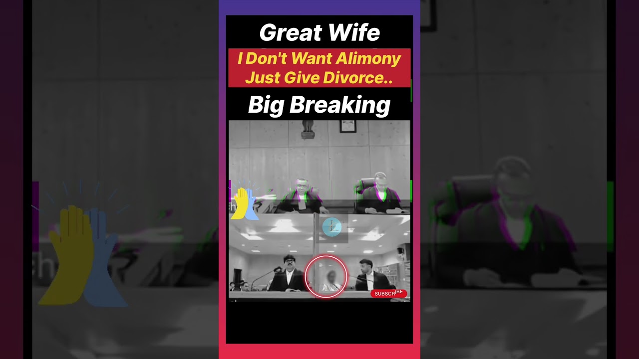 Great news | Wife rejected Maintenance Just demanded divorce#judge#divorce#argument#498a#legalcourts