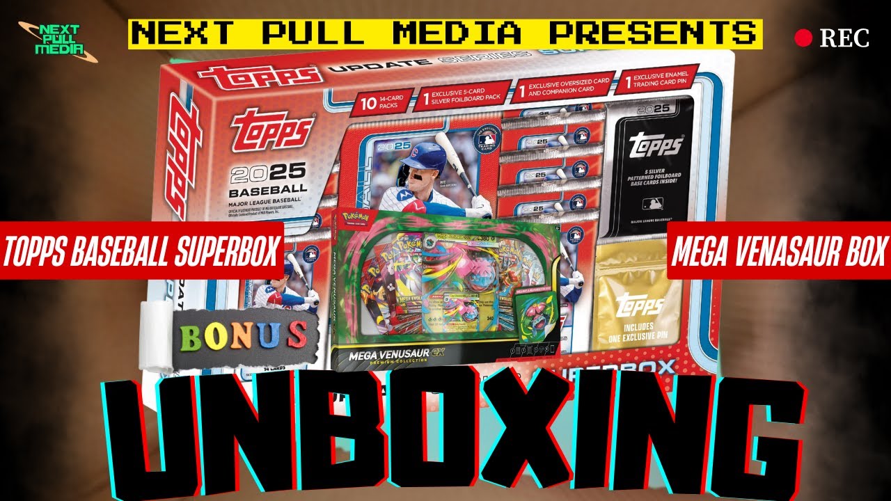 2026 TOPPS BASEBALL SUPER BOX + VENASAUR BOX UNBOXING 🔥 BIG HITS? | Next Pull Media